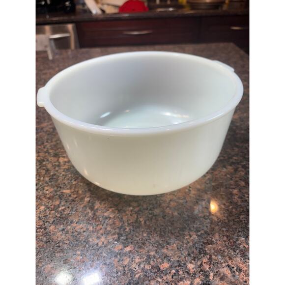Vintage Sunbeam Mixmaster Replacement Bowl White Milk Glass 3 QT - Picture 4 of 13